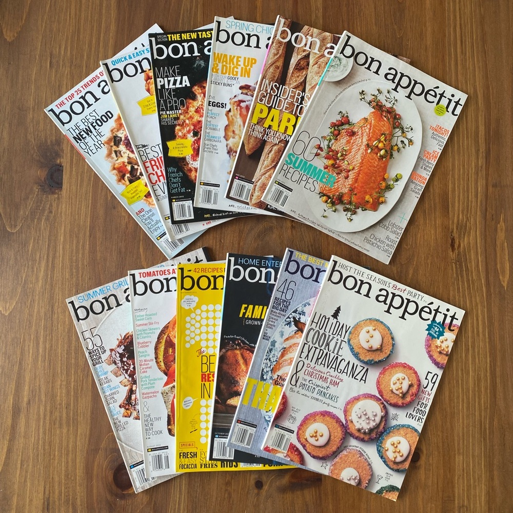 Bon Appétit Magazines 2012